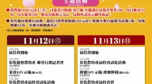 11/12-11/13 彰化縣蔬菜、菇類暨農特產品展售活動流程表